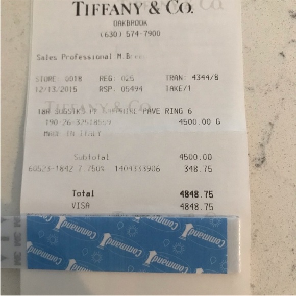 Tiffany’s ring - Picture 2 of 9